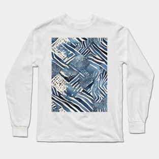 Abstract Watercolour Pastel Texture Long Sleeve T-Shirt